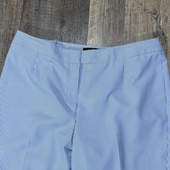 Kasper Blue and White Striped Blazer & Pants - Picture 11 of 16